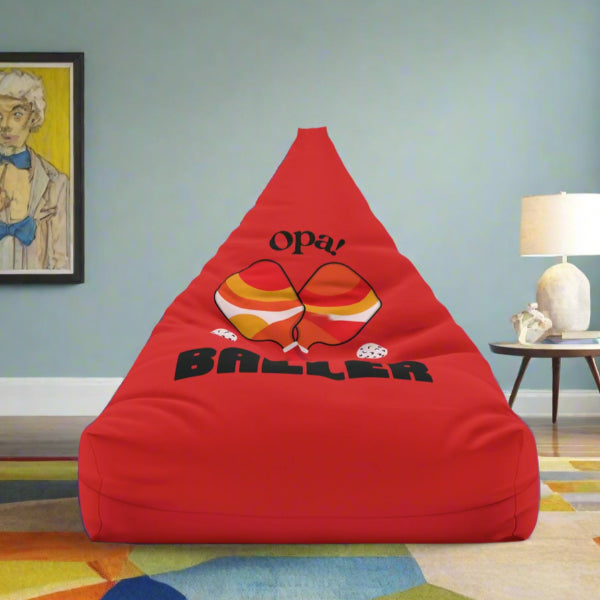 graphic of two pickleball paddles crossed with text OPA! above and BALLER underneath