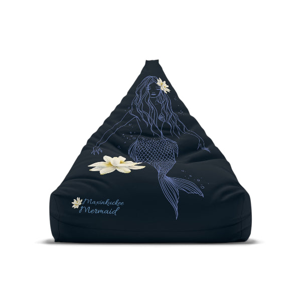 Maxinkuckee Mermaid #3 Bean Bag Chair Cover (DEEP LAKE)