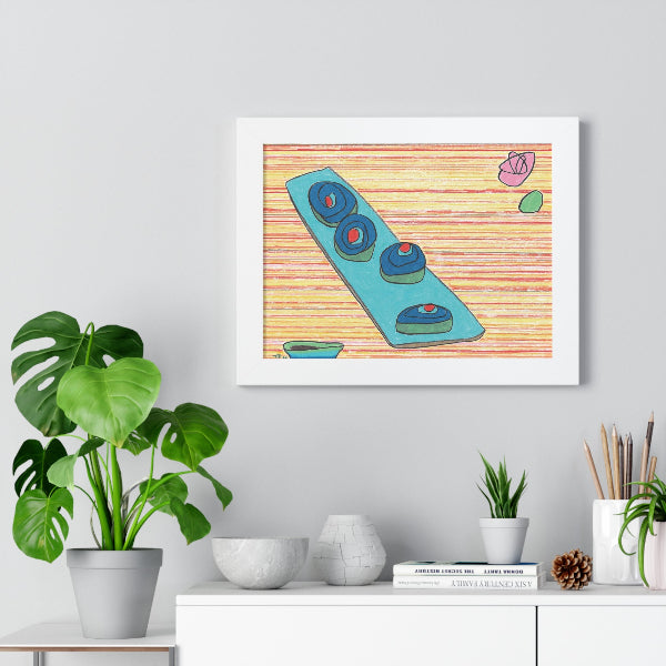 Okonomi, Framed Horizontal Poster