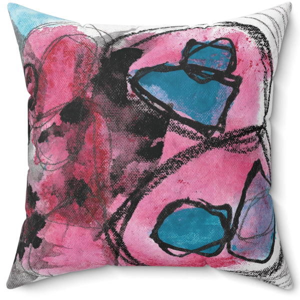 Mysteries of the Shoreline #1 Graphic Spun Polyester Square Pillow
