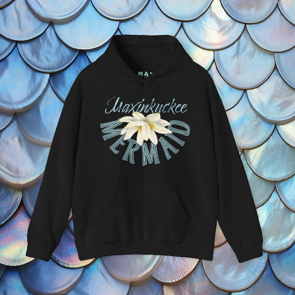 Mermaid Design Hooded Sweatshirt