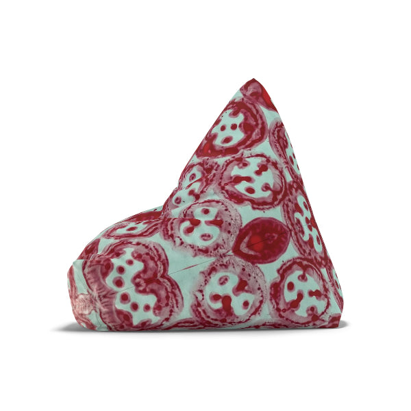 featuring an abstract bag of balls design,