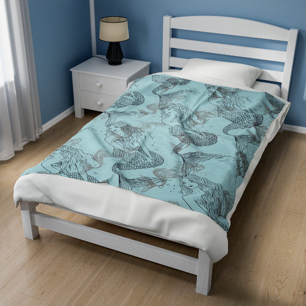 mermaid blanket - mediun
