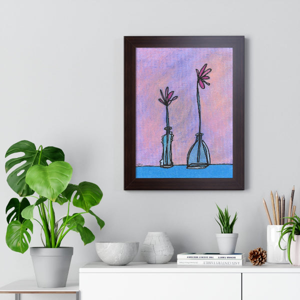 Flowers #1, Framed Vertical Poster