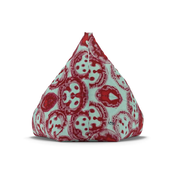 featuring an abstract bag of balls design,