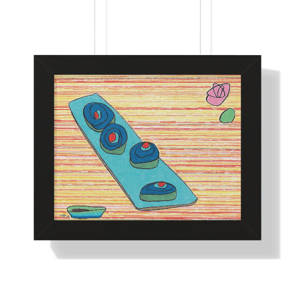 Okonomi, Framed Horizontal Poster