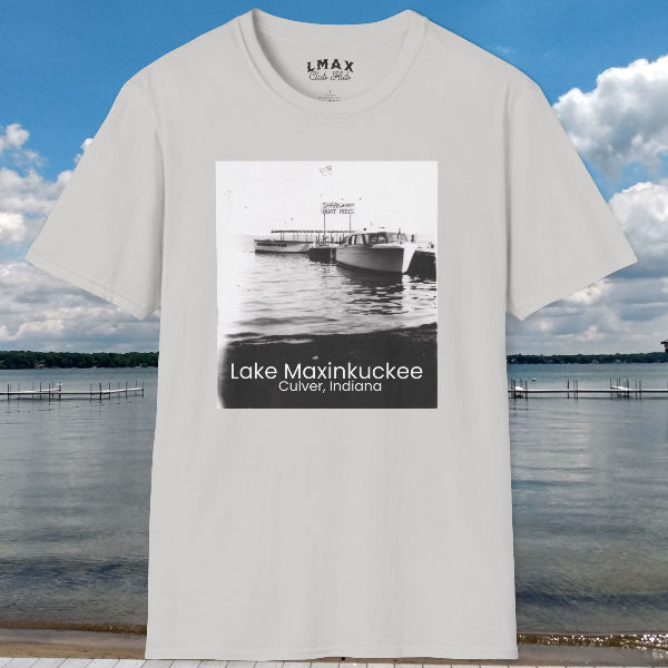 Lake Max vintage speed boat photo shirt