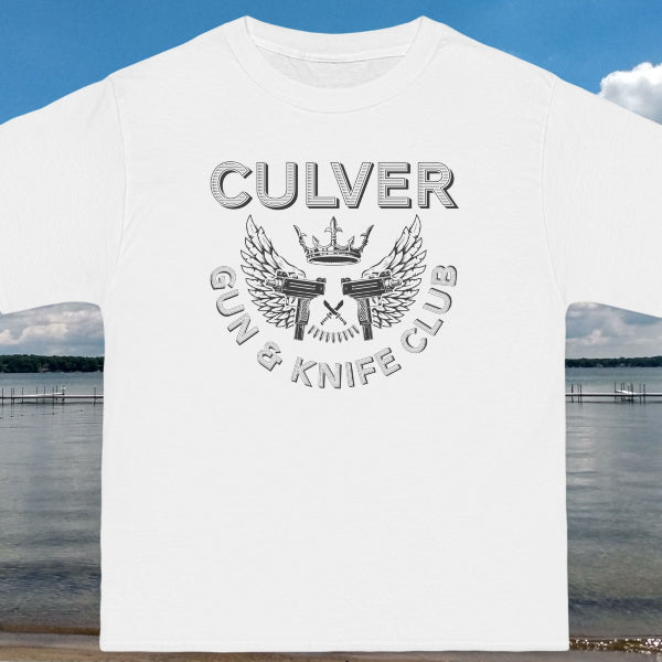 Culver Gun & Knife Club, fake club funny shirt