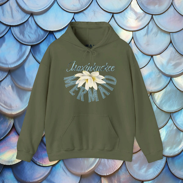 Mermaid Design Hooded Sweatshirt