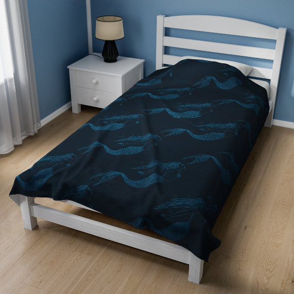 mermaid blanket - large
