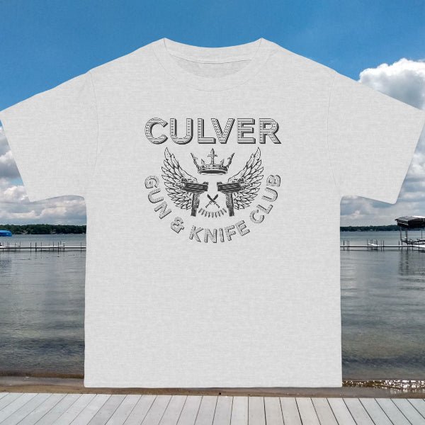 Culver Gun & Knife Club, fake club funny shirt
