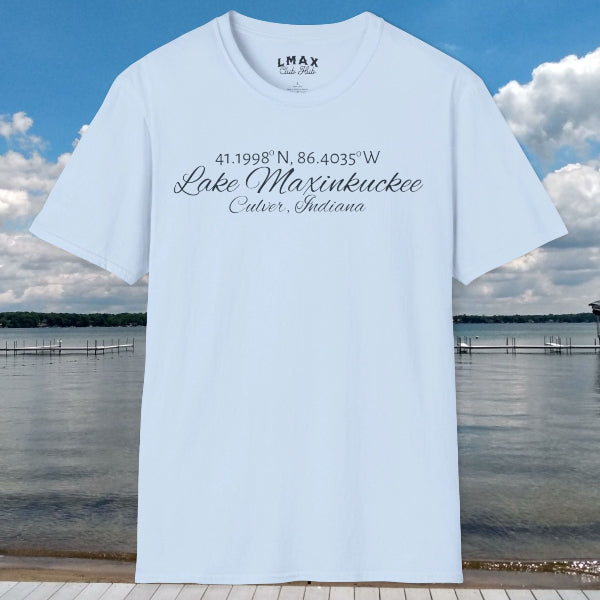 Lake Max latitude and longitude shirt