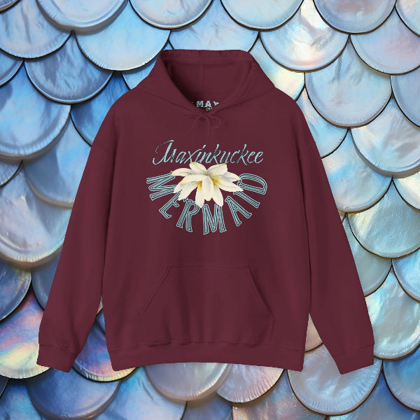 Mermaid Design Hooded Sweatshirt