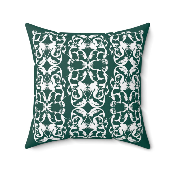 Mermaids silhouettes pillowcase