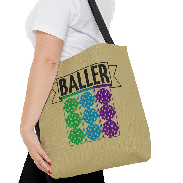 BALLER (BLUE) Graphic Tote Bag (AOP)