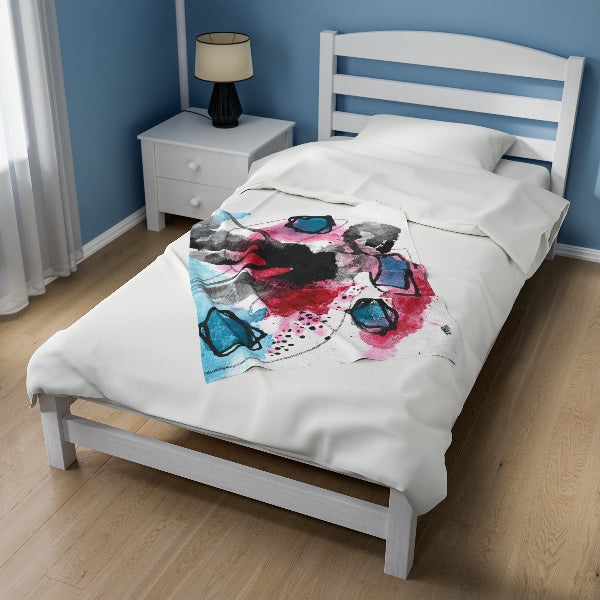 Mysteries of the Shoreline #2 Graphic Velveteen Plush Blanket