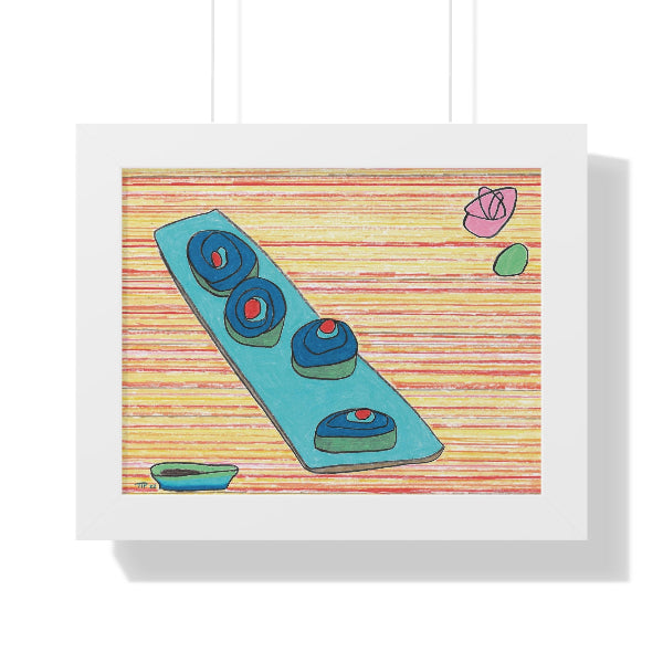 Okonomi, Framed Horizontal Poster