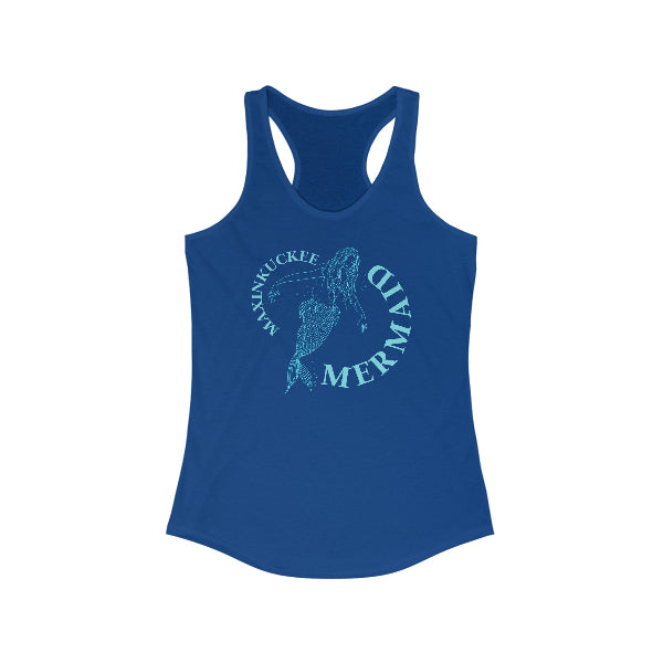 Women's Ideal Racerback Tank - Maxinkuckee Mermaid Drifter