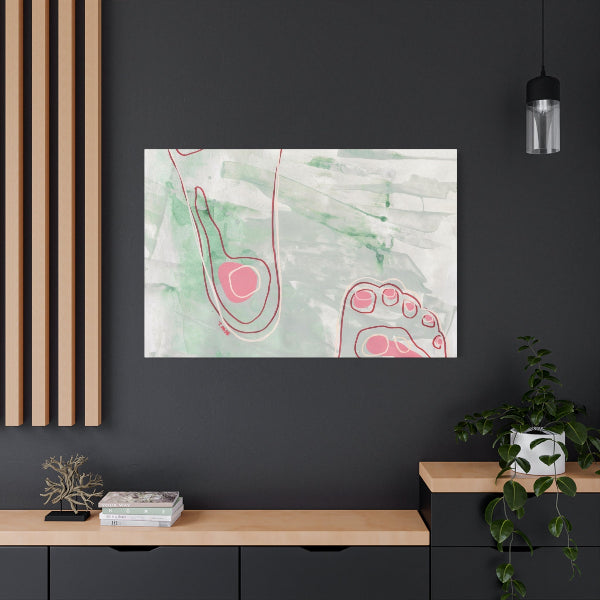 Foot Fetish #5, Matte Canvas Print, Stretched, 1.25" Depth