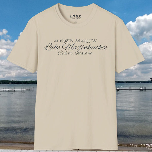 Lake Max latitude and longitude shirt