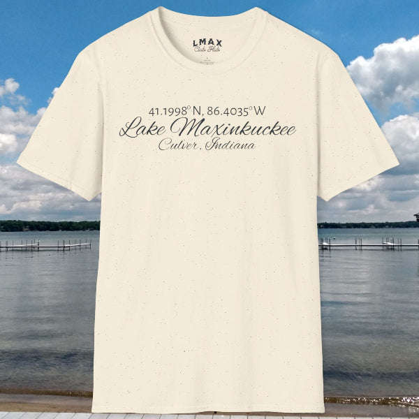Lake Max latitude and longitude shirt