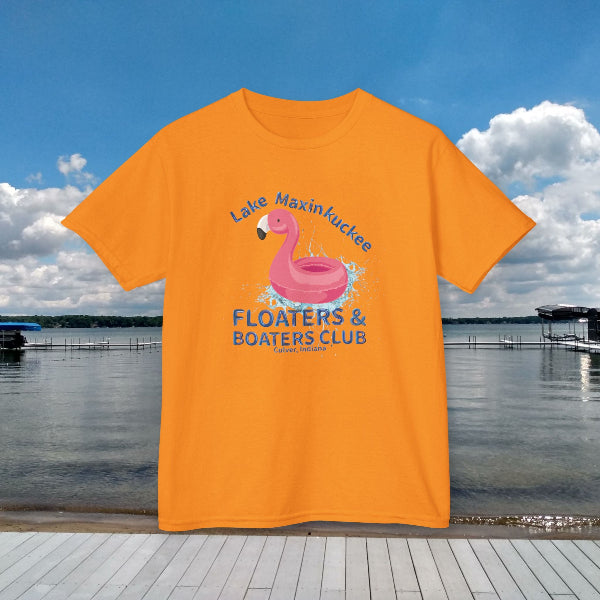Tennessee orange Lake Maxinkuckee Floaters & Boaters Club t-shirt