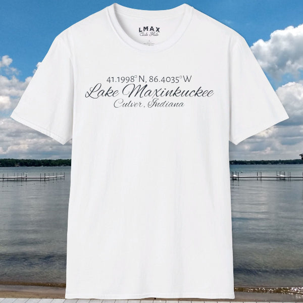 Lake Max latitude and longitude shirt