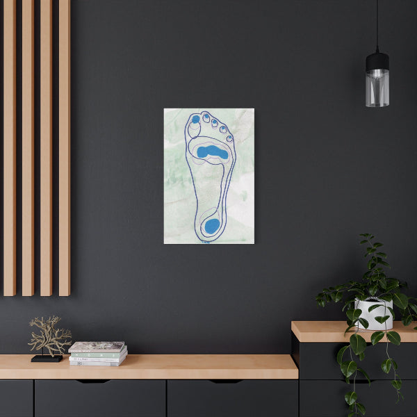 Canvas Print Foot Fetish #2 Remember Walk Shore Canvas Art Print 1.25" depth