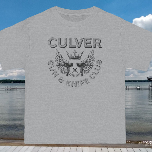 Culver Gun & Knife Club, fake club funny shirt