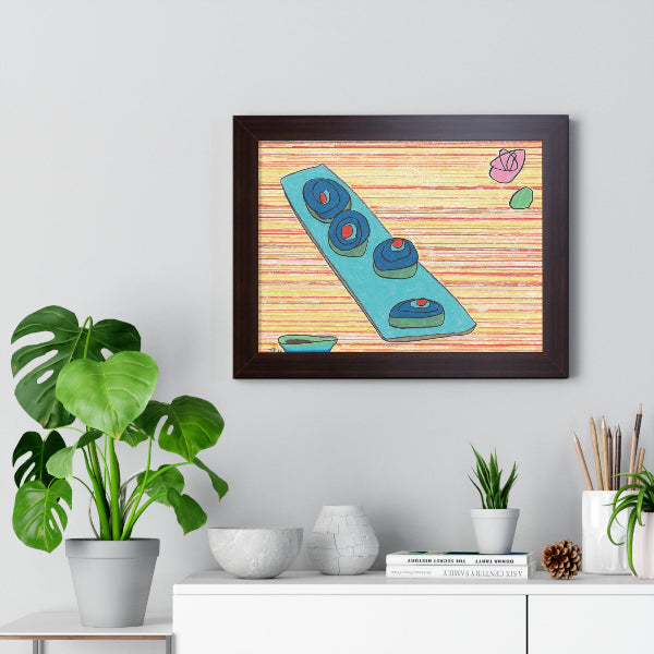 Okonomi, Framed Horizontal Poster