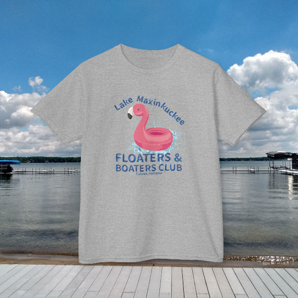 sport grey Lake Maxinkuckee Floaters & Boaters Club t-shirt