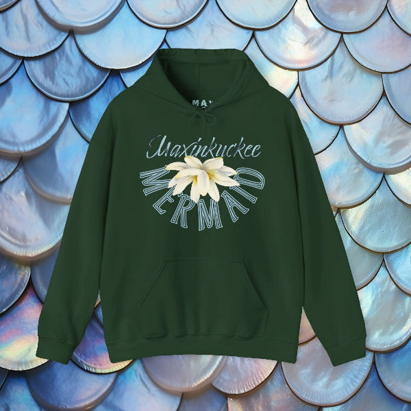 Mermaid Design Hooded Sweatshirt