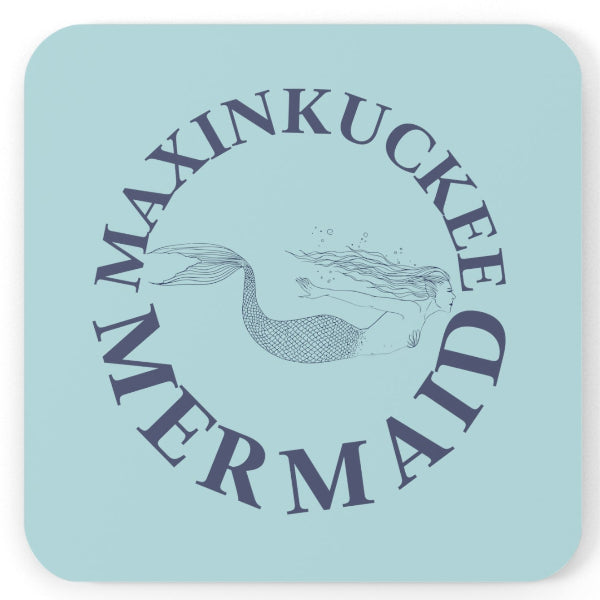 Maxinkuckee Mermaid Cork Back Coaster