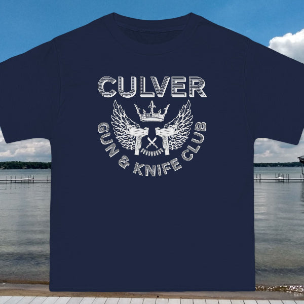 Culver Gun & Knife Club, fake club funny shirt