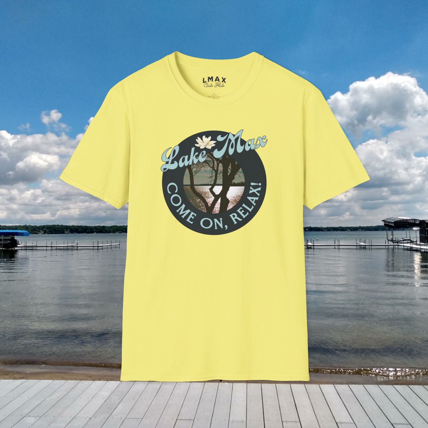 Lake Max Come on, Relax! Graphic Unisex Softstyle T-shirt