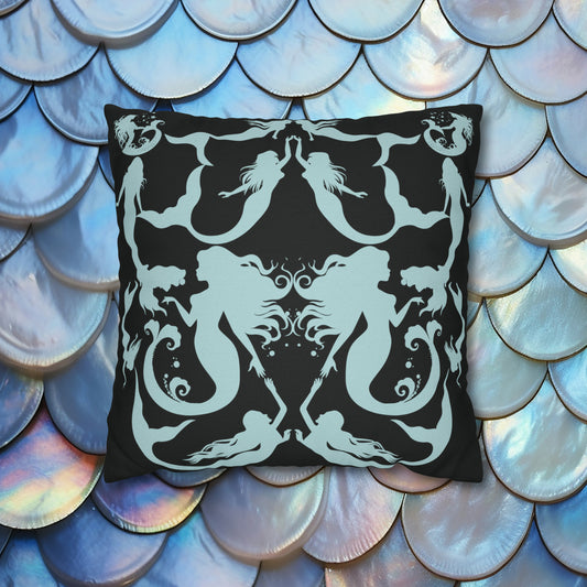 mermaid pillow case front