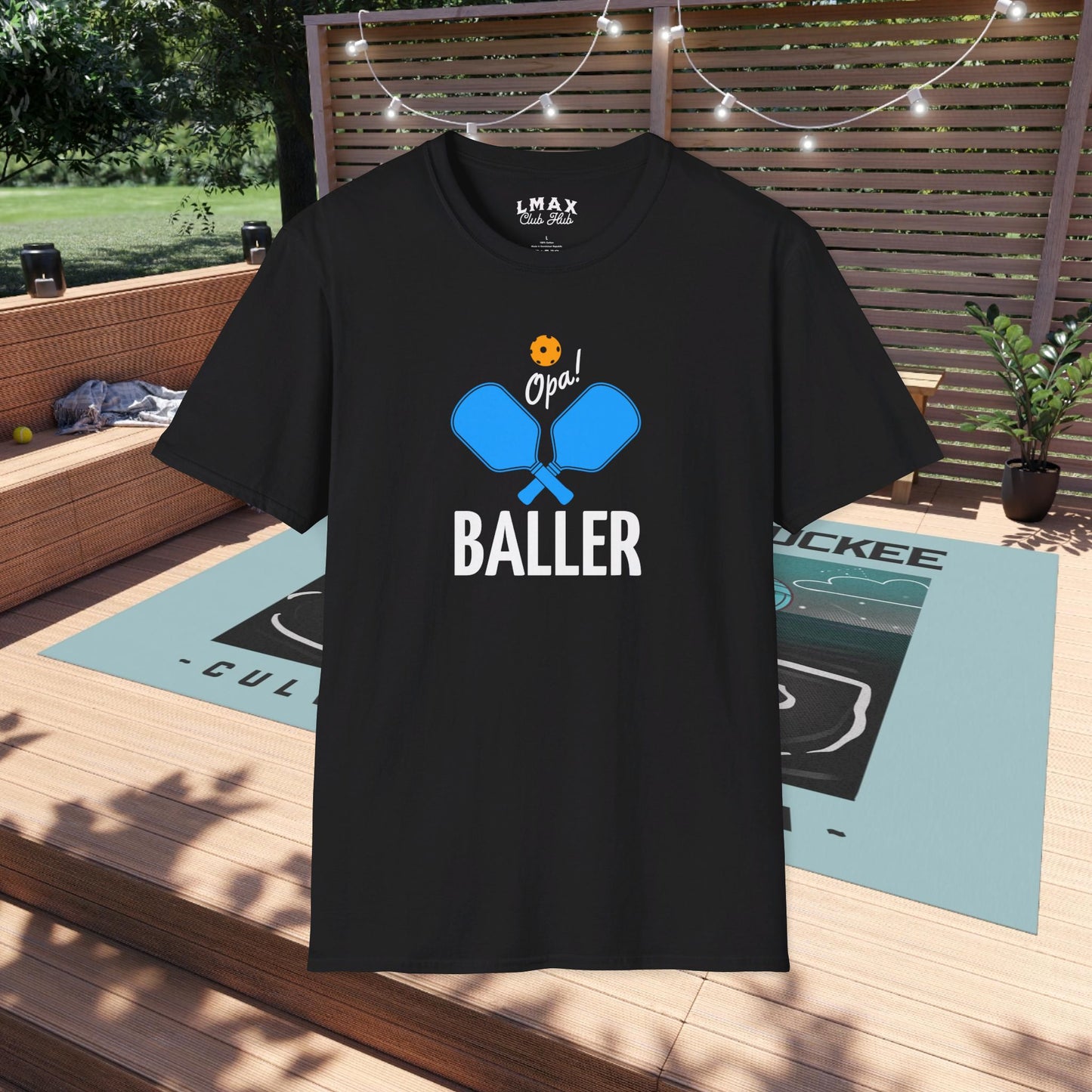 BALLER Opa! Pickle Ball Unisex Jersey Short Sleeve Tee