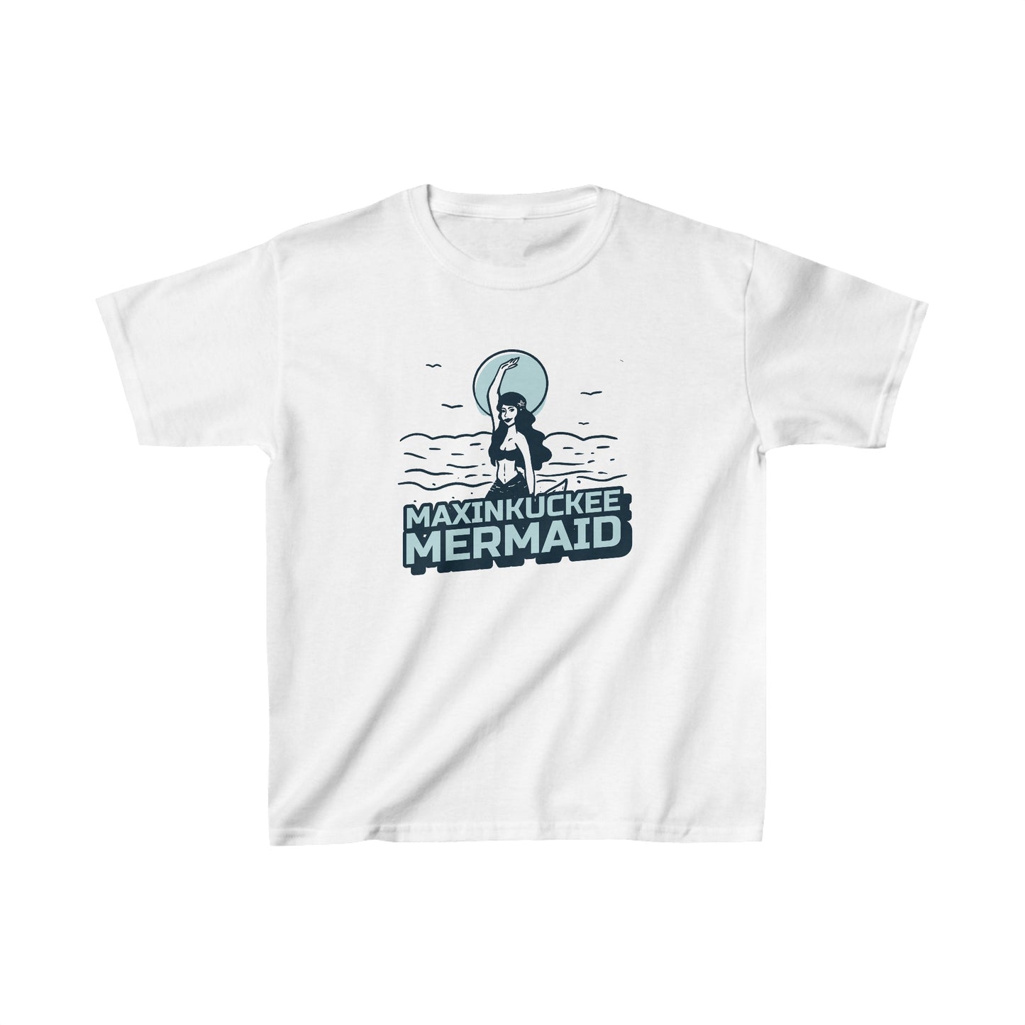 Maxinkuckee Mermaid 3 graphic Kids Heavy Cotton™ Tee