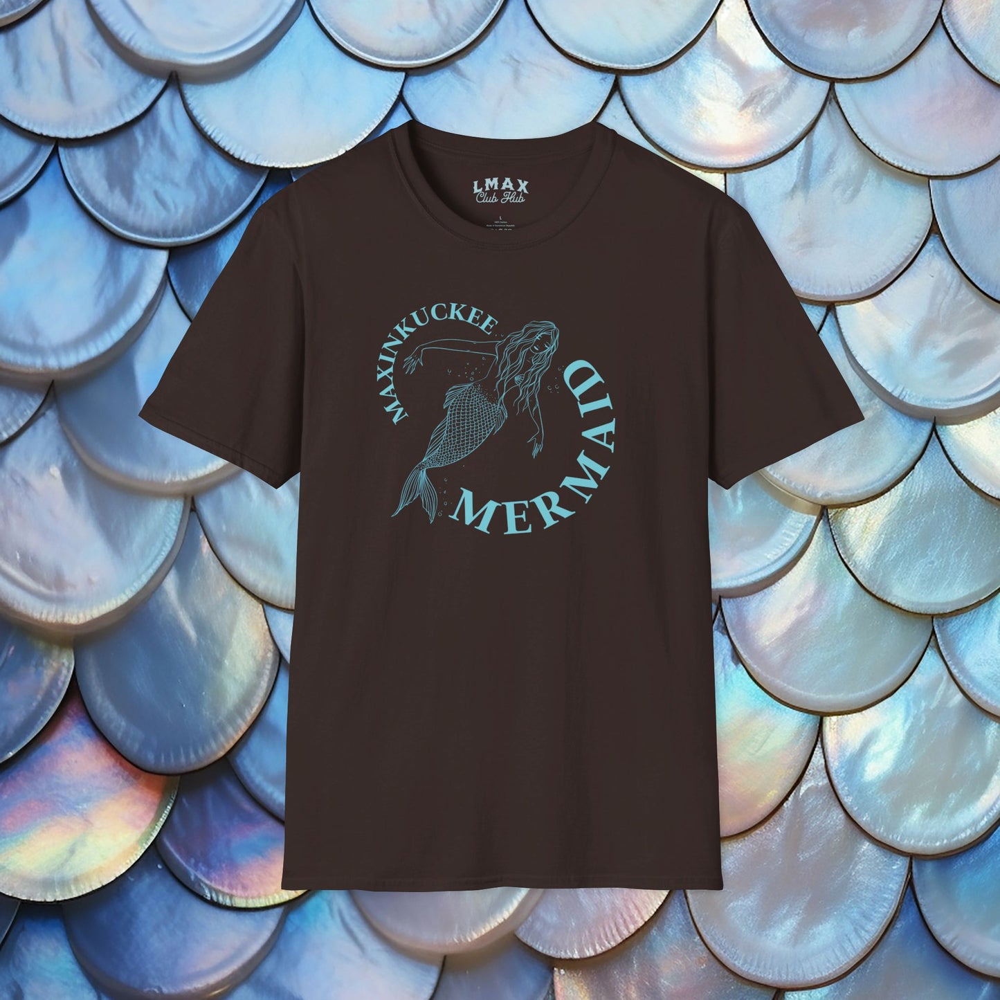 Maxinkuckee Mermaid Graphic Unisex Softstyle T-shirt