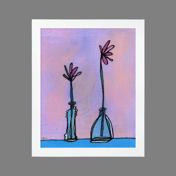 Flowers #1, Framed Vertical Poster