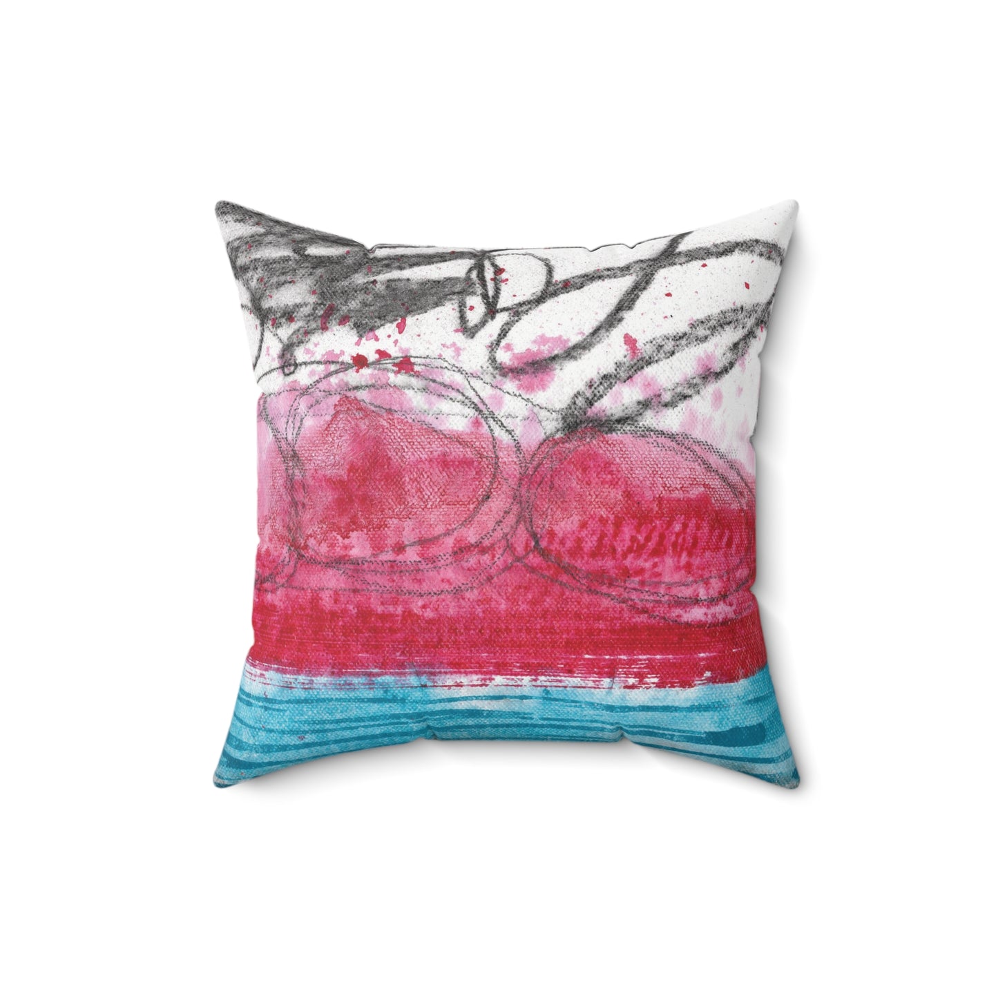 Mysteries of the Shoreline #4 Graphic Spun Polyester Square Pillow