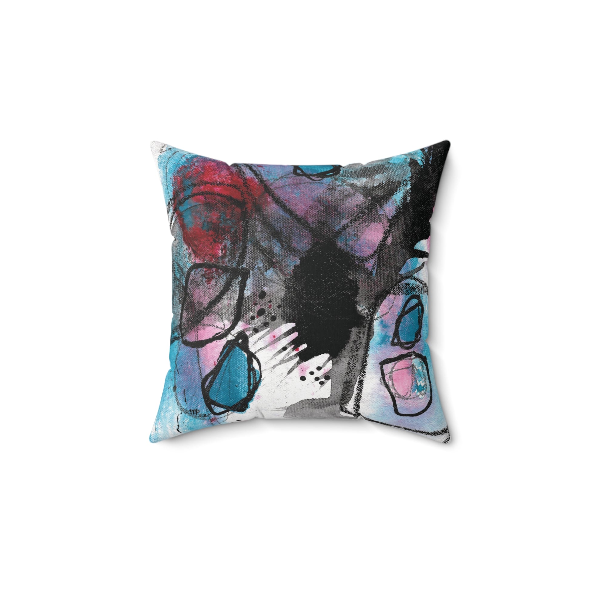 Mysteries of the Shoreline #3 Graphic Spun Polyester Square Pillow