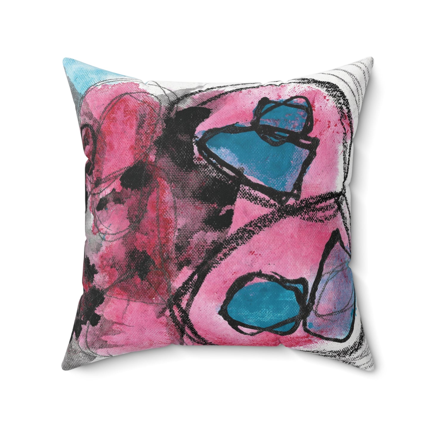 Mysteries of the Shoreline #1 Graphic Spun Polyester Square Pillow