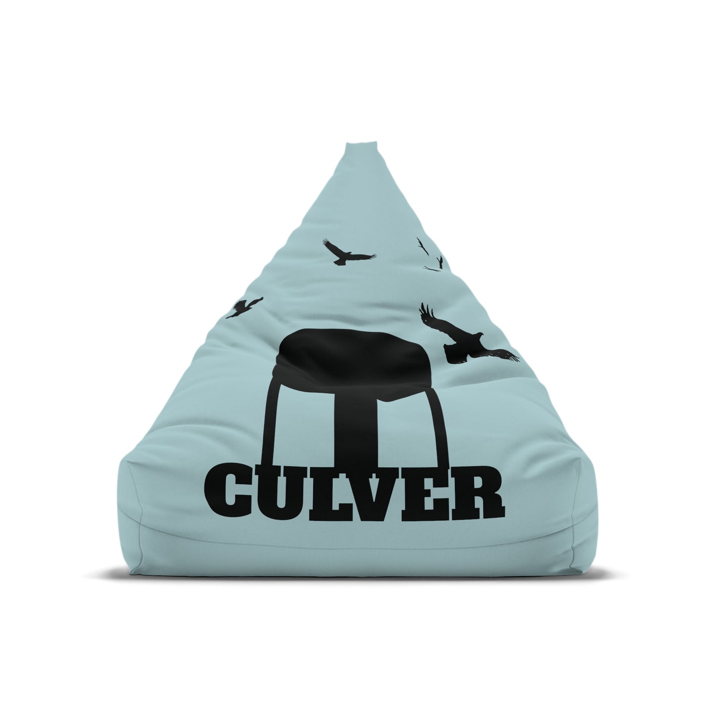 Culver Water Tower Turkey Vultures Bean Bag Chair Cover