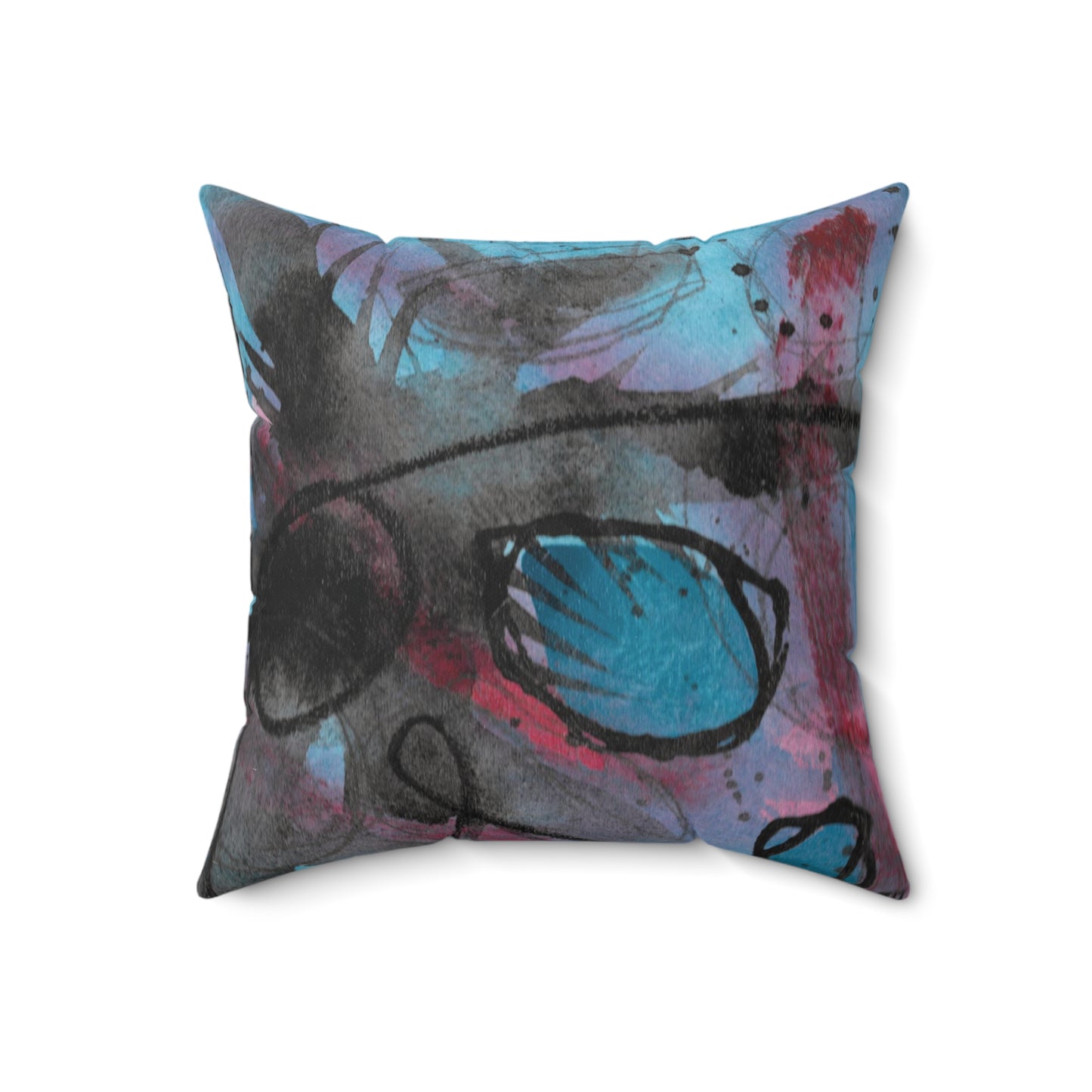 Mysteries of the Shoreline #7 Graphic Spun Polyester Square Pillow