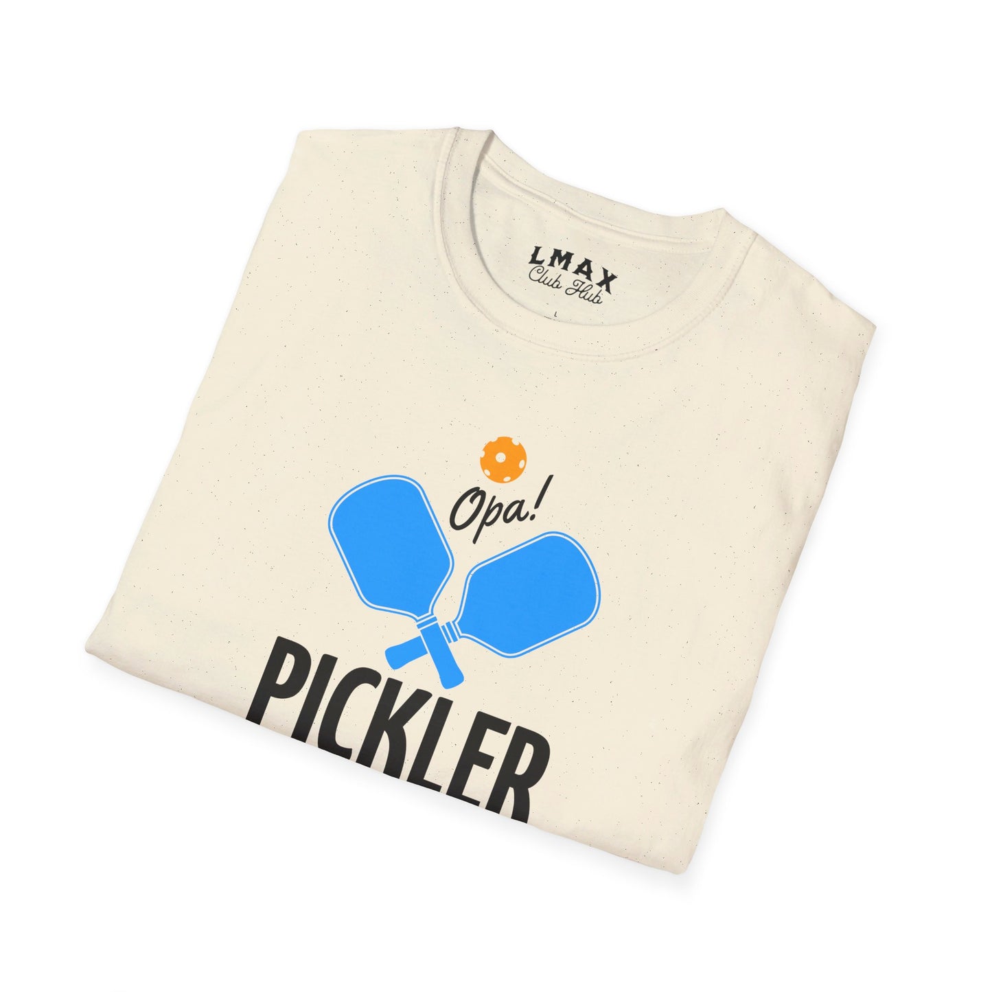 PICKLER Opa! Pickle Ball Unisex Softstyle T-Shirt