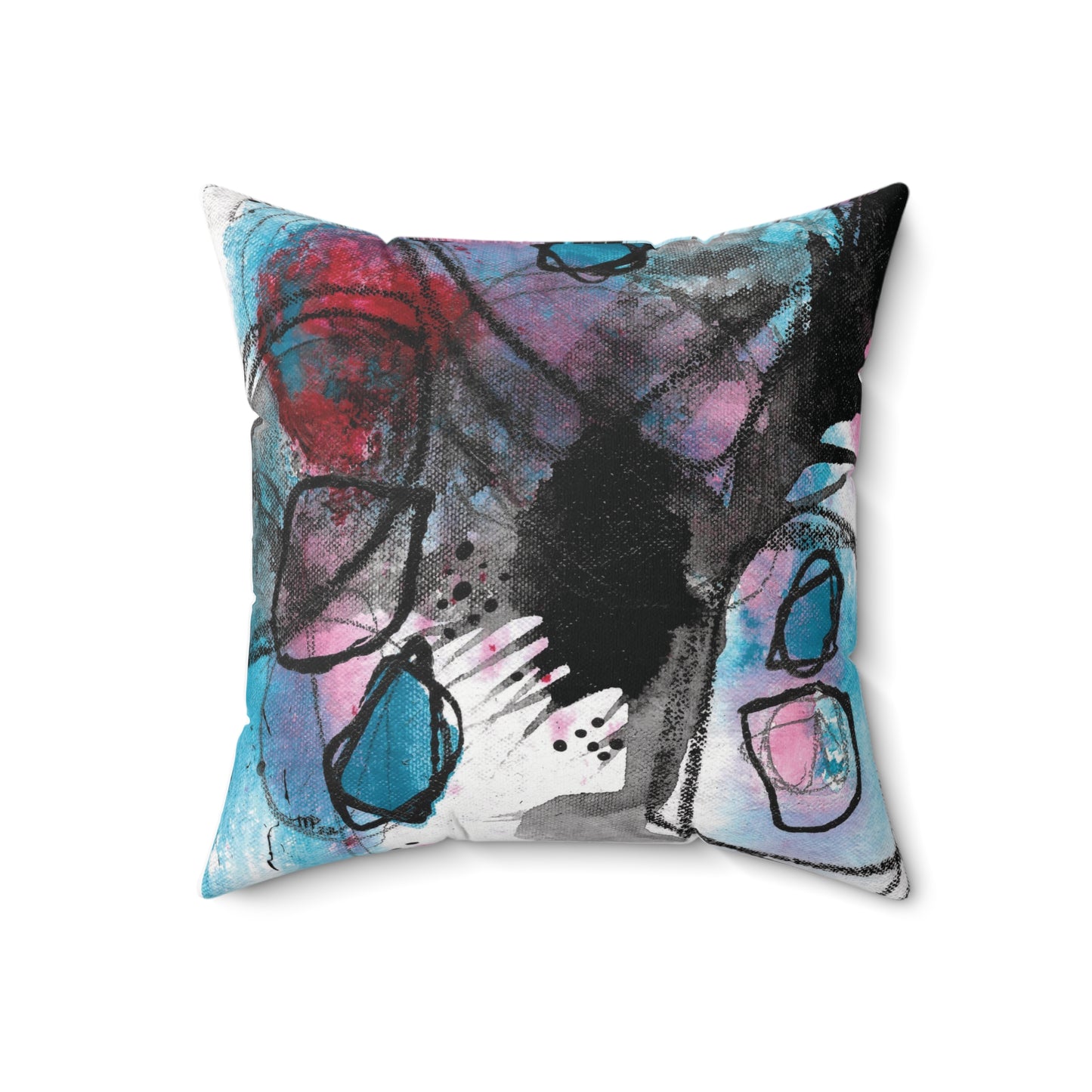 Mysteries of the Shoreline #3 Graphic Spun Polyester Square Pillow