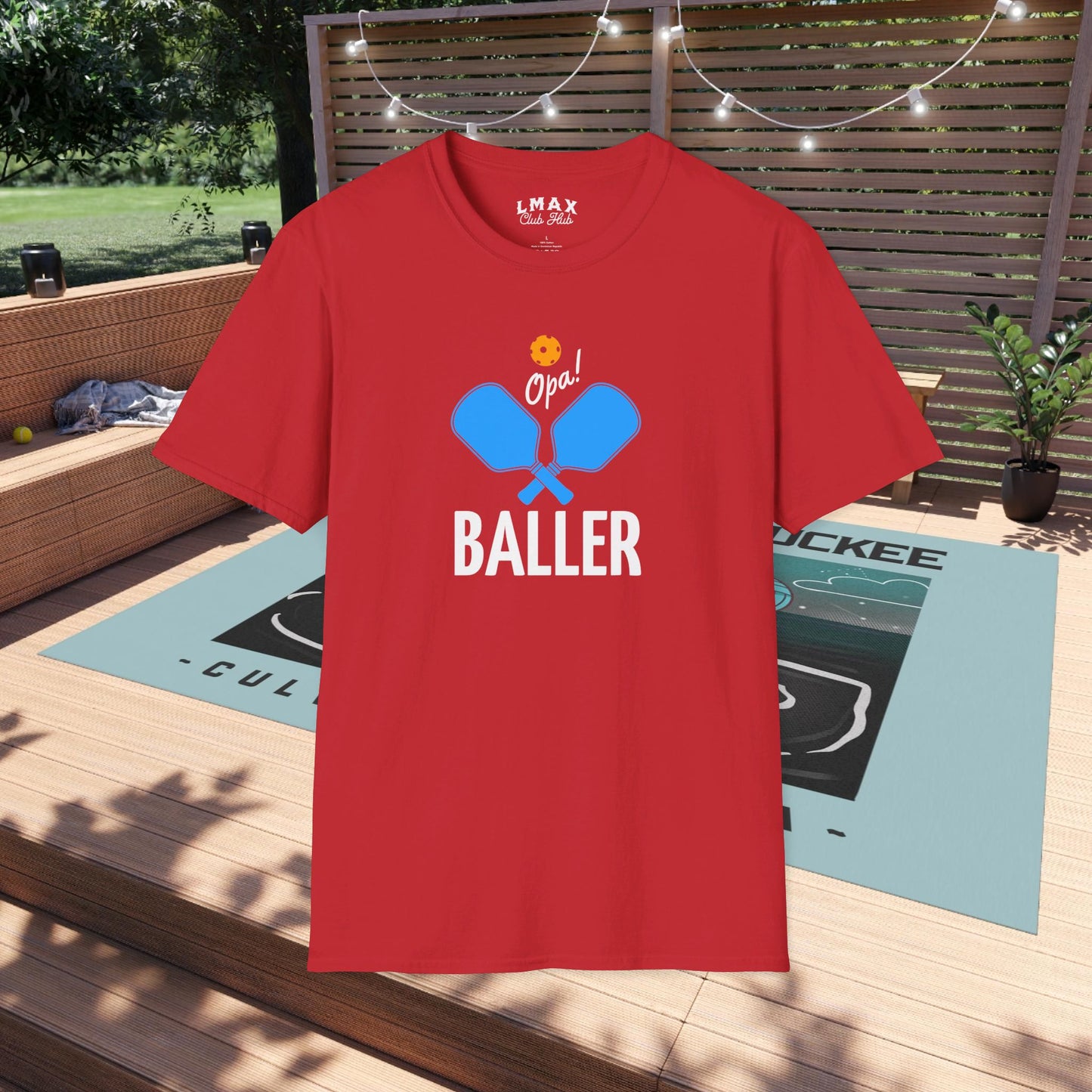 BALLER Opa! Pickle Ball Unisex Jersey Short Sleeve Tee