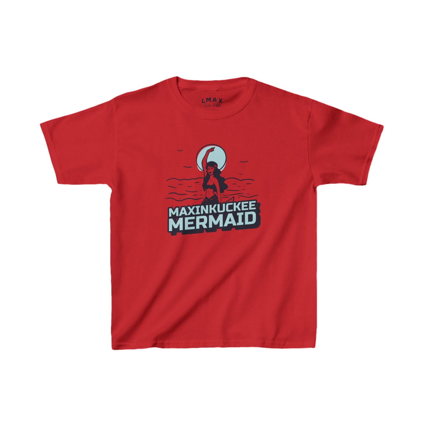 Maxinkuckee Mermaid 3 graphic Kids Heavy Cotton™ Tee