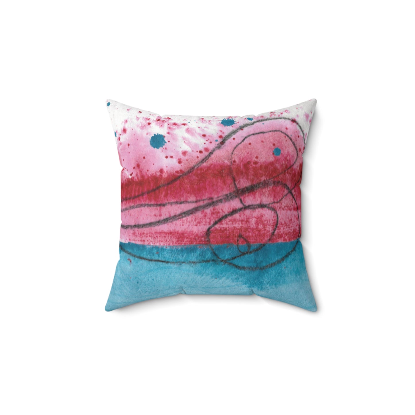 Mysteries of the Shoreline #5 Graphic Spun Polyester Square Pillow